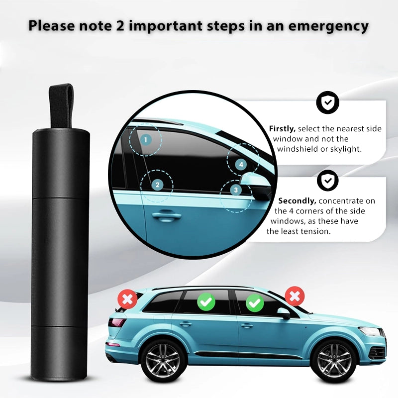 Safety Hammer & Seatbelt Cutter